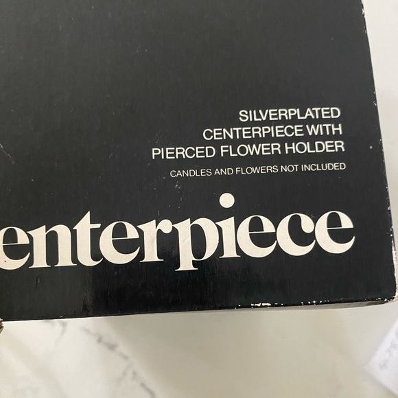 VINTAGE Leonard Silver Plate Lotus Flower Bowl With 3 Candle Holder Centerpiece - Picture 10 of 14